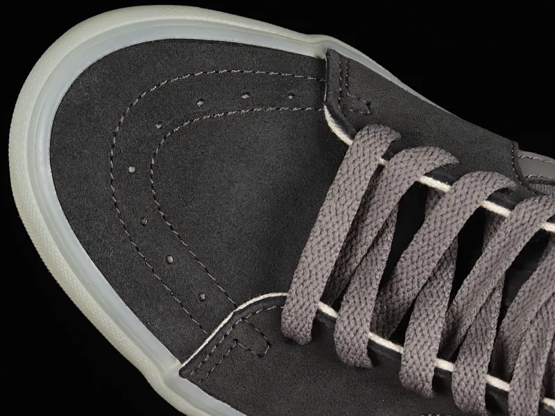 All categories Vans Vans series Vans Mid Vans China Vans Sk8-Mid official new cool transparent jelly glass glue gray black Chinese sneakers VN0A3WM3ABD